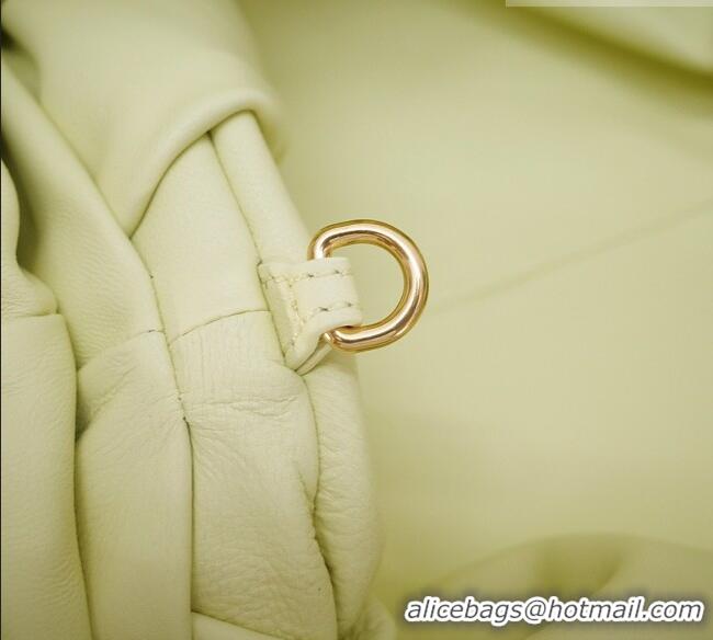 New Release Creation Bottega Veneta The Pouch in Soft Intrecciato Calfskin 31702 Yellow 2026