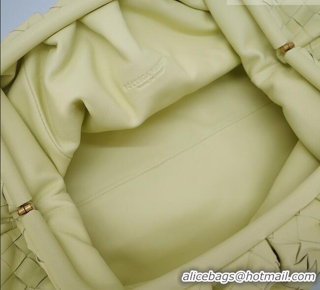 New Release Creation Bottega Veneta The Pouch in Soft Intrecciato Calfskin 31702 Yellow 2026