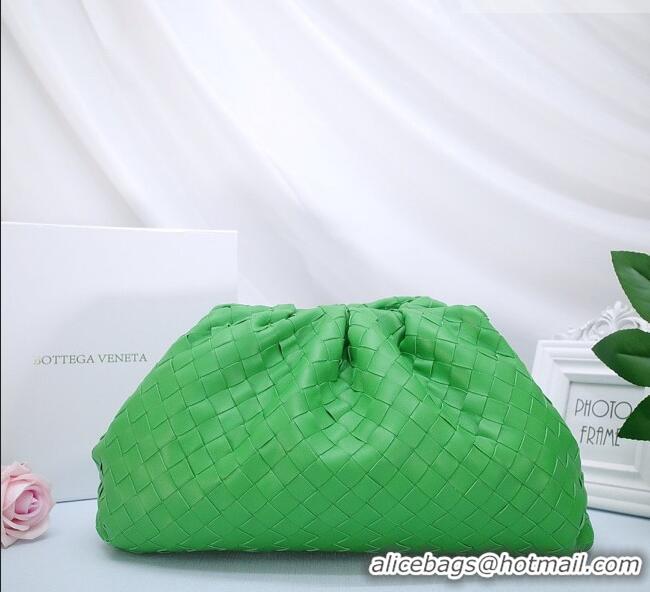 New Cheap Bottega Veneta The Pouch in Soft Intrecciato Calfskin 31702 Green 2026