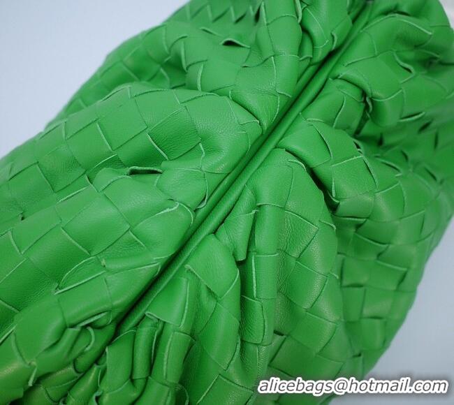 New Cheap Bottega Veneta The Pouch in Soft Intrecciato Calfskin 31702 Green 2026