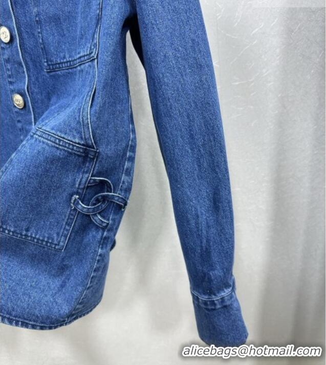 Luxury Cheap Chanel Denim Jacket/Pants CH031710 Blue 2026