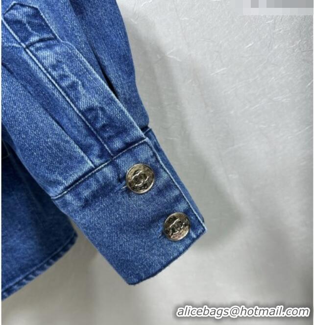 Luxury Cheap Chanel Denim Jacket/Pants CH031710 Blue 2026