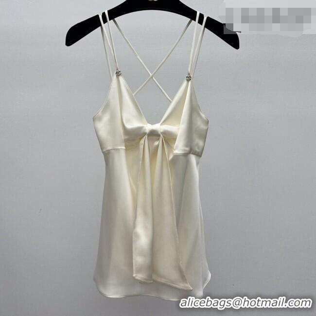 Top Grade Chanel Bow Vest CH031711 Beige 2026