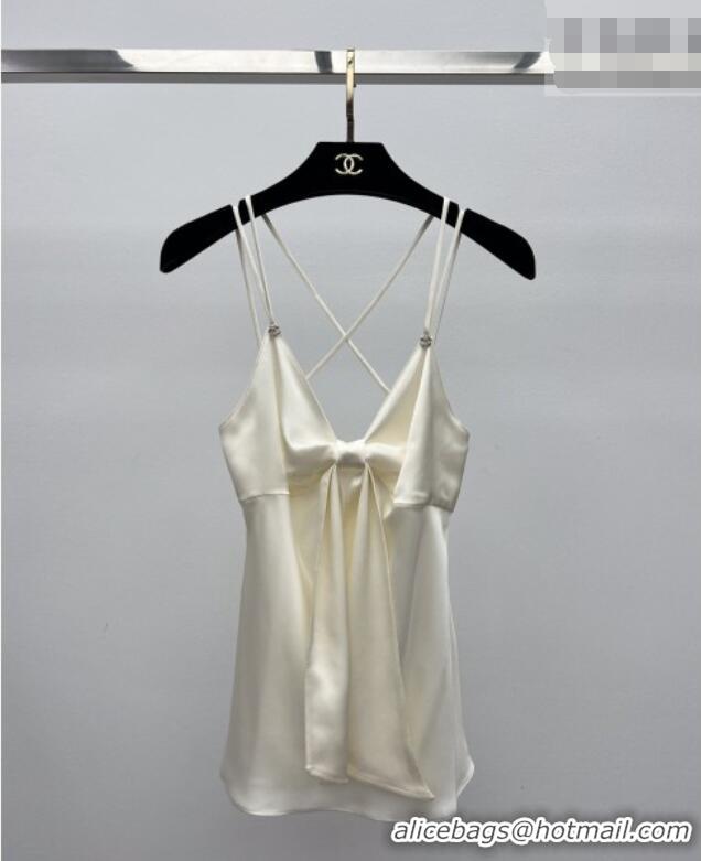 Top Grade Chanel Bow Vest CH031711 Beige 2026