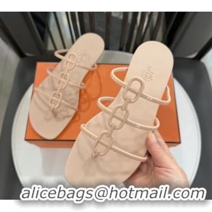 Popular Style Hermes Mykonos Sandals in TPU 6020301 Beige 2026