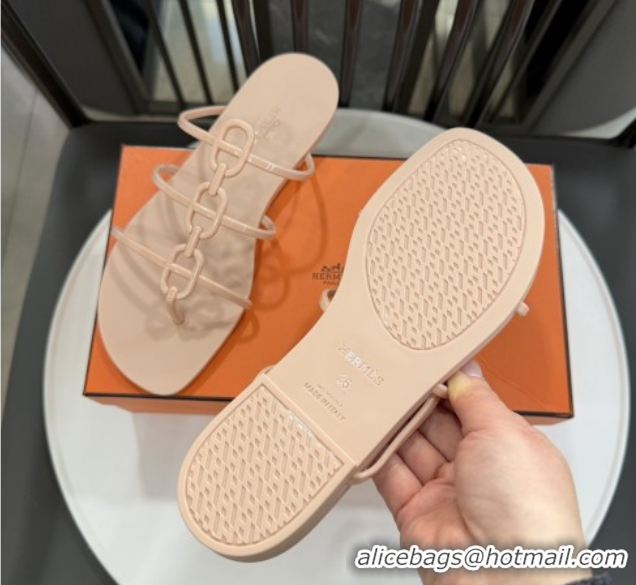 Popular Style Hermes Mykonos Sandals in TPU 6020301 Beige 2026