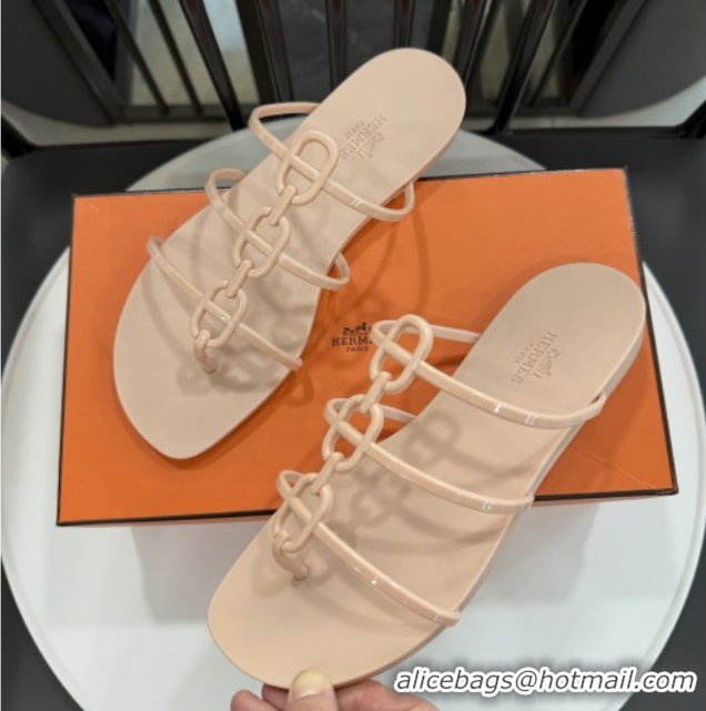 Popular Style Hermes Mykonos Sandals in TPU 6020301 Beige 2026