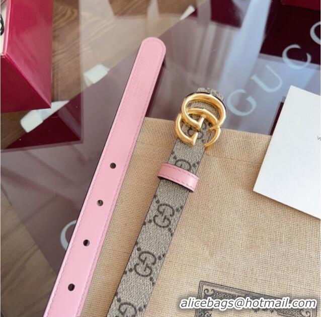 Market Sells Gucci GG Canvas and Leather Reversible Belt 2cm GG031701 Pink 2026