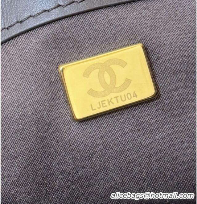 Big Discount Chanel 25 Mini Handbag in Suede Calfskin AS5631 Dark Brown 2026 Top Quality