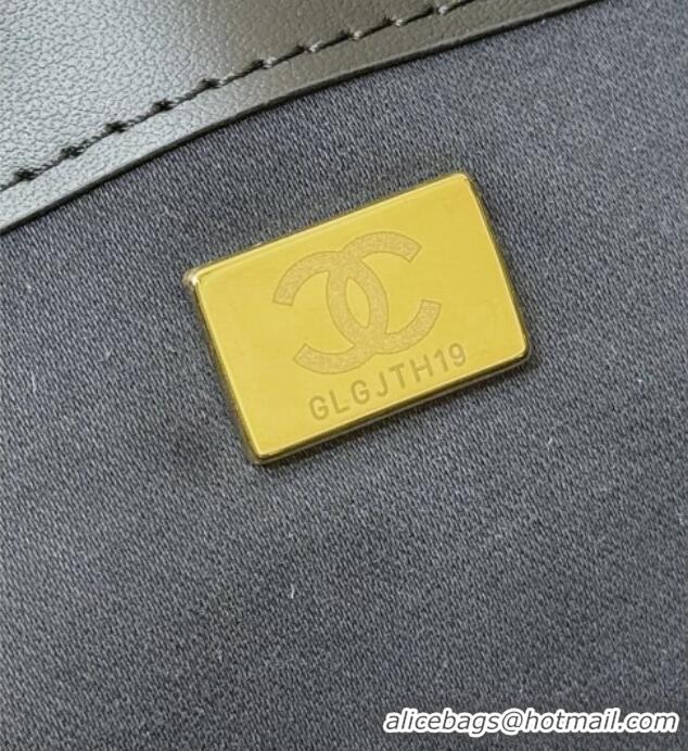 Luxury Cheap Chanel 25 Mini Handbag in Suede Calfskin AS5631 Black 2026 Top Quality