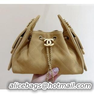 Buy Cheap Chanel 25 Mini Handbag in Suede Calfskin AS5631 Light Brown 2026 Top Quality