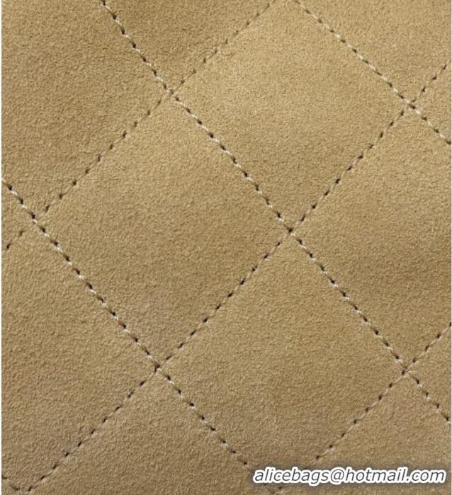Buy Cheap Chanel 25 Mini Handbag in Suede Calfskin AS5631 Light Brown 2026 Top Quality