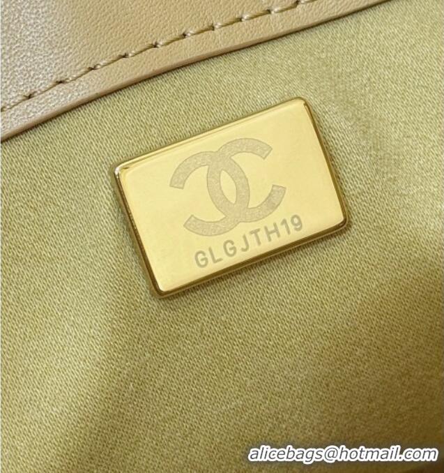Buy Cheap Chanel 25 Mini Handbag in Suede Calfskin AS5631 Light Brown 2026 Top Quality