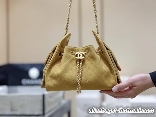 Buy Cheap Chanel 25 Mini Handbag in Suede Calfskin AS5631 Light Brown 2026 Top Quality