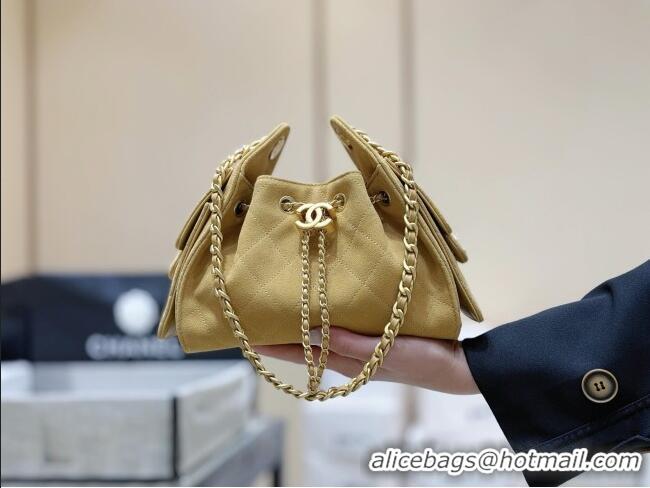 Buy Cheap Chanel 25 Mini Handbag in Suede Calfskin AS5631 Light Brown 2026 Top Quality