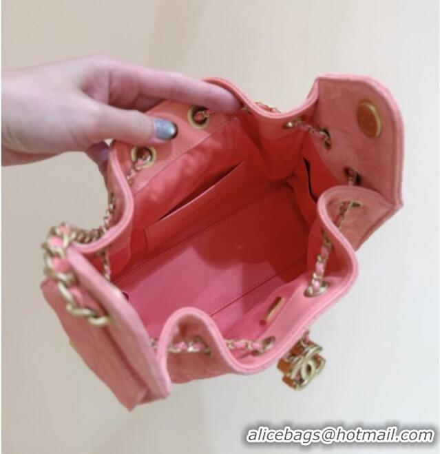 Well Crafted Chanel 25 Mini Handbag in Suede Calfskin AS5631 Pink 2026 Top Quality