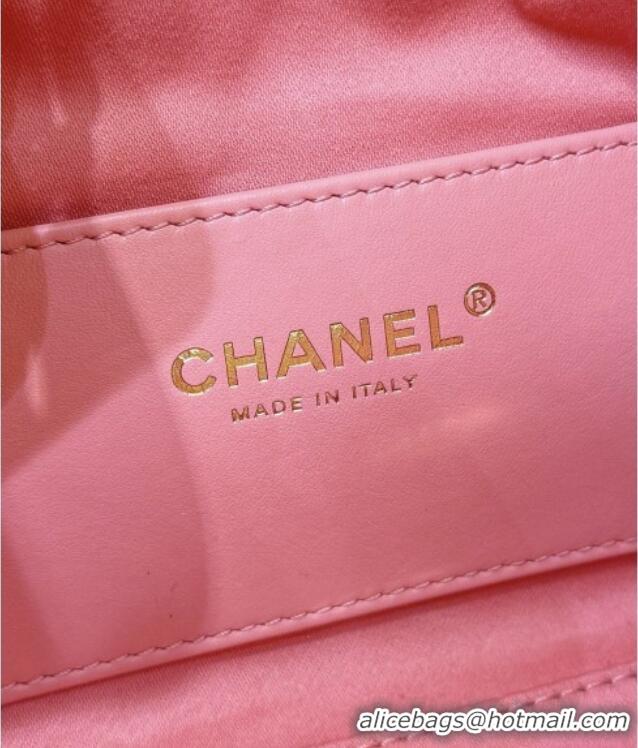 Well Crafted Chanel 25 Mini Handbag in Suede Calfskin AS5631 Pink 2026 Top Quality
