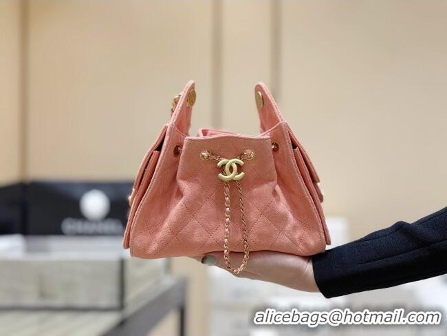 Well Crafted Chanel 25 Mini Handbag in Suede Calfskin AS5631 Pink 2026 Top Quality
