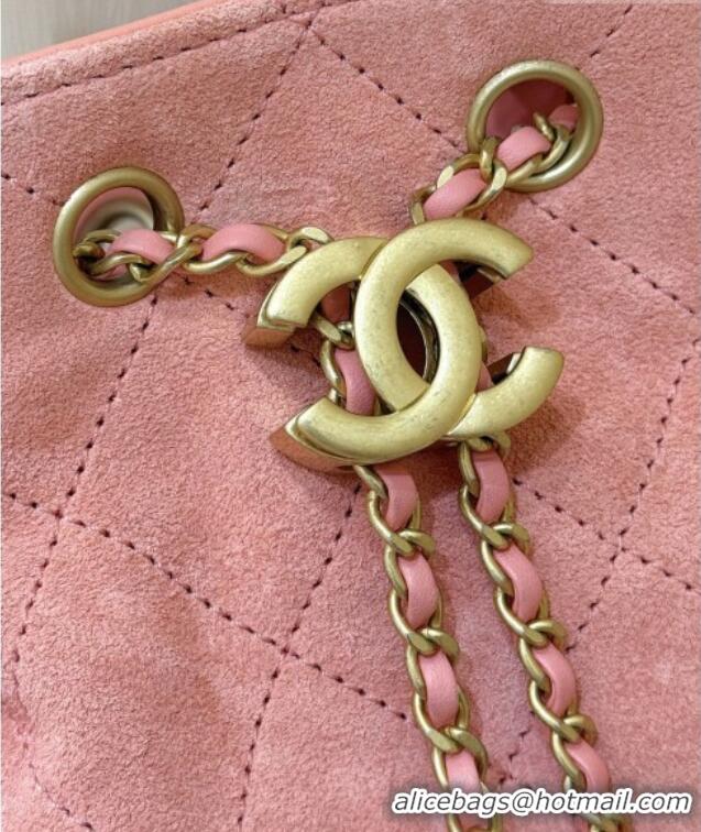 Well Crafted Chanel 25 Mini Handbag in Suede Calfskin AS5631 Pink 2026 Top Quality
