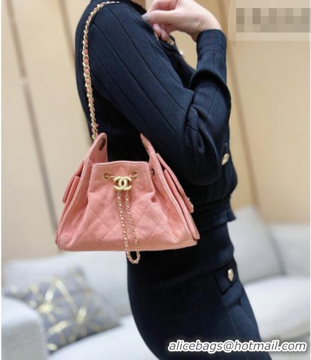 Well Crafted Chanel 25 Mini Handbag in Suede Calfskin AS5631 Pink 2026 Top Quality