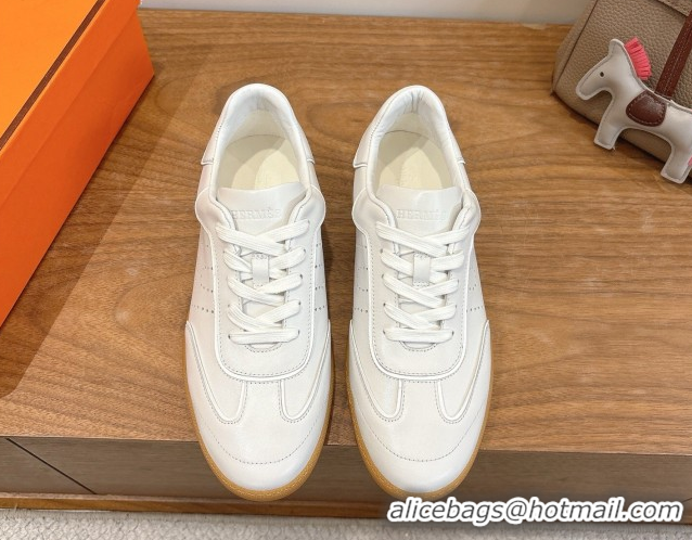 Best Price Hermes Match Sneakers in Calfskin Leather White Upper 2026 H261863