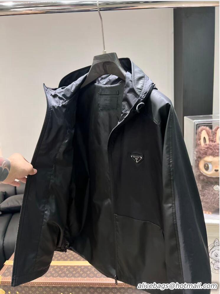 Unique Grade Prada Mens Re-Nylon Jacket P8541 Black