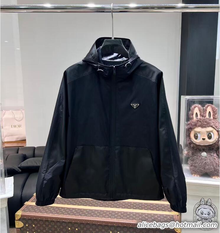 Unique Grade Prada Mens Re-Nylon Jacket P8541 Black