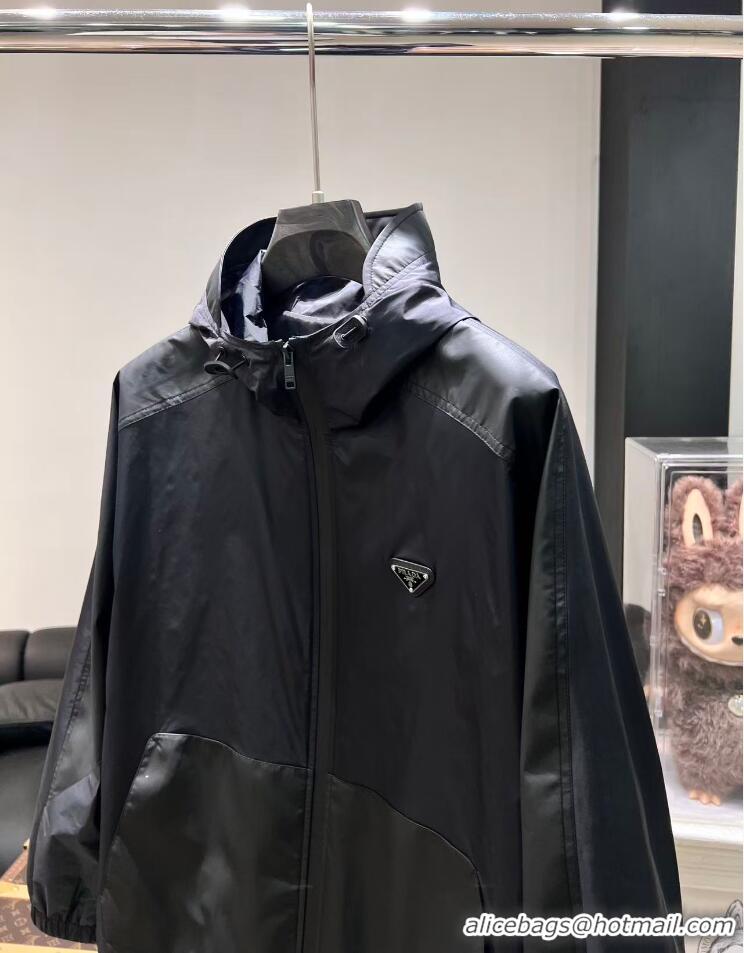 Unique Grade Prada Mens Re-Nylon Jacket P8541 Black