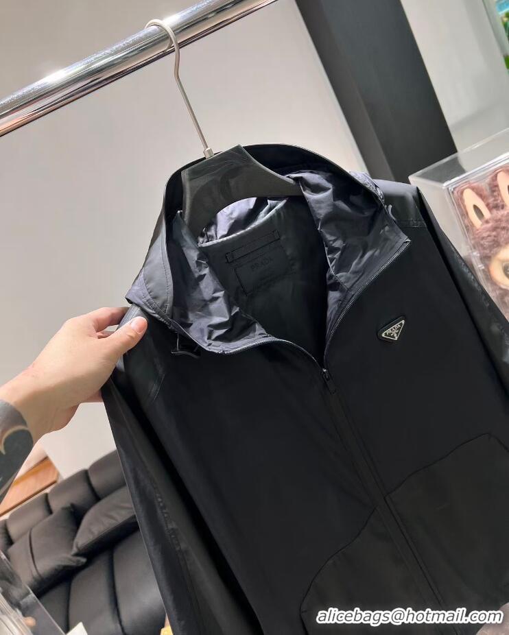 Unique Grade Prada Mens Re-Nylon Jacket P8541 Black