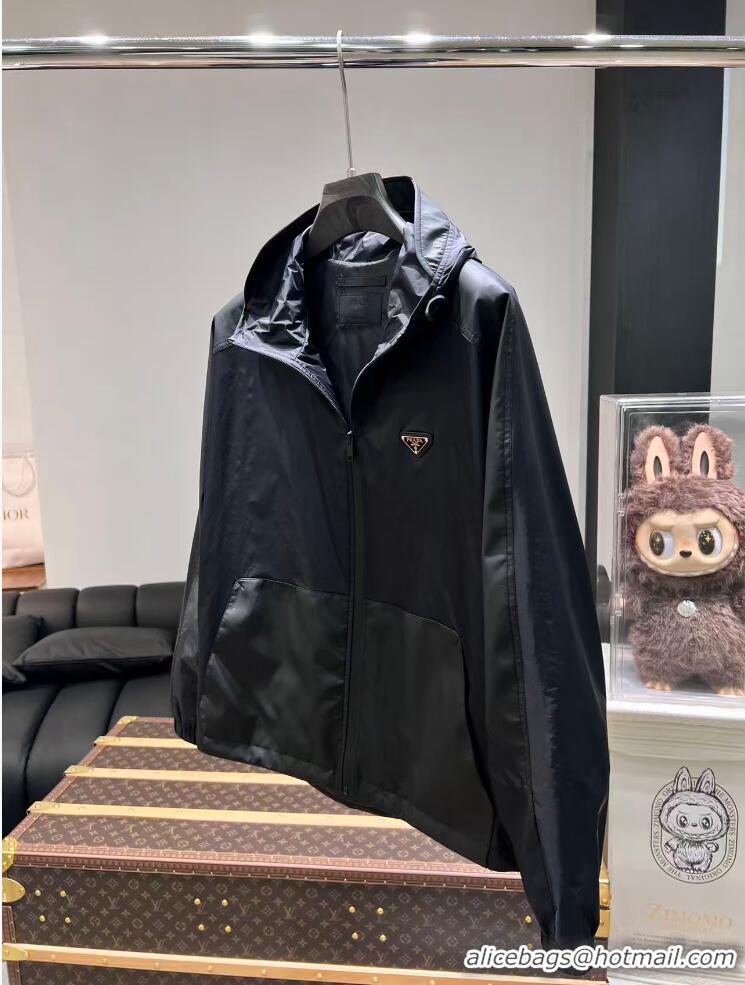 Unique Grade Prada Mens Re-Nylon Jacket P8541 Black