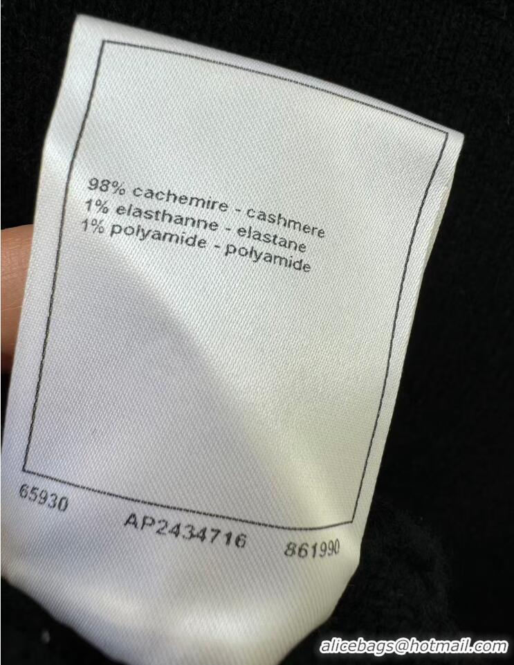 ​Good Product Chanel Wool Knit Jacket CH091962 Black 2025