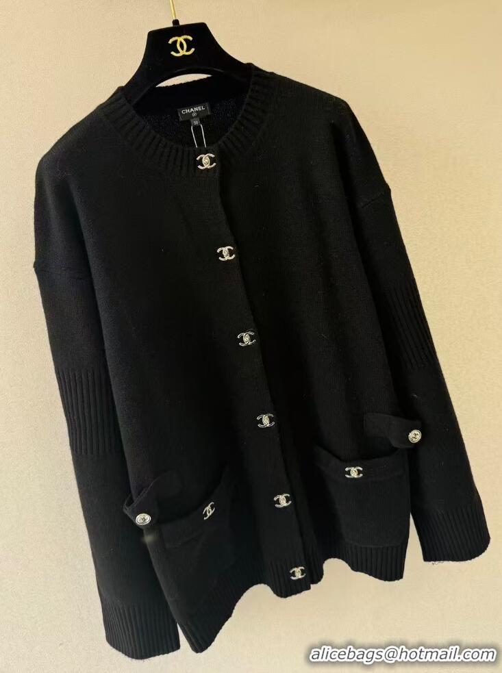 ​Good Product Chanel Wool Knit Jacket CH091962 Black 2025