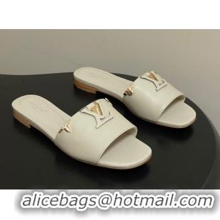 Low Cost Louis Vuitton LV Mare Flat Slides Sandal Grey 2026 1AITQM