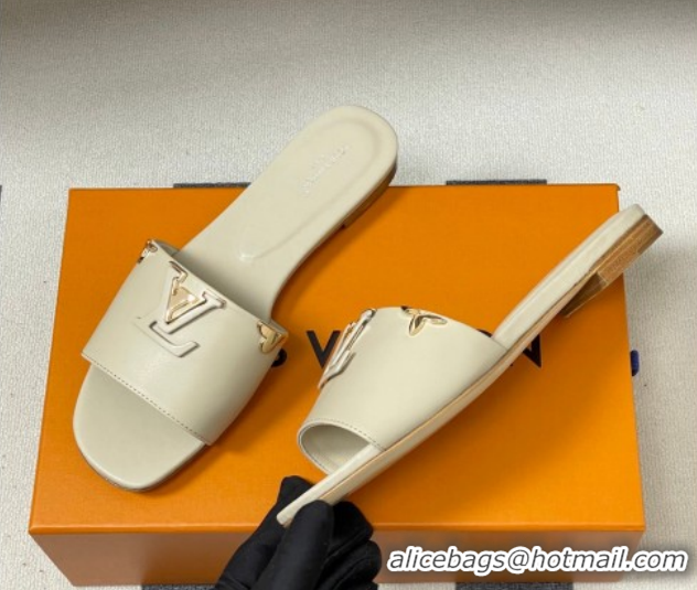 Low Cost Louis Vuitton LV Mare Flat Slides Sandal Grey 2026 1AITQM