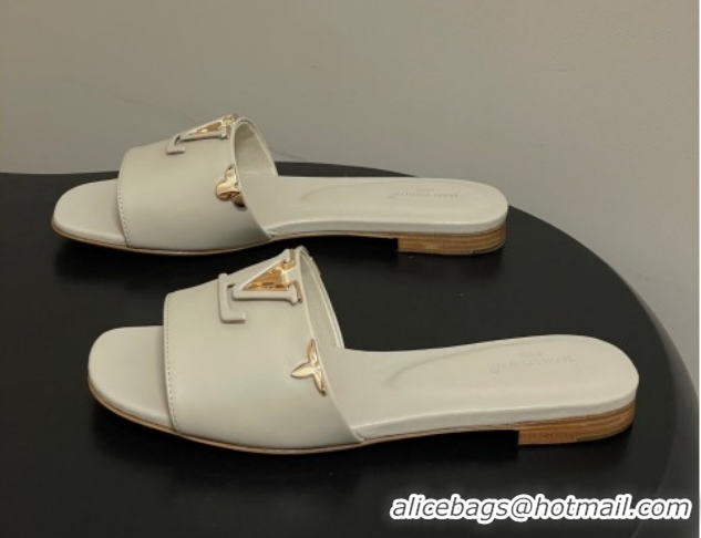 Low Cost Louis Vuitton LV Mare Flat Slides Sandal Grey 2026 1AITQM