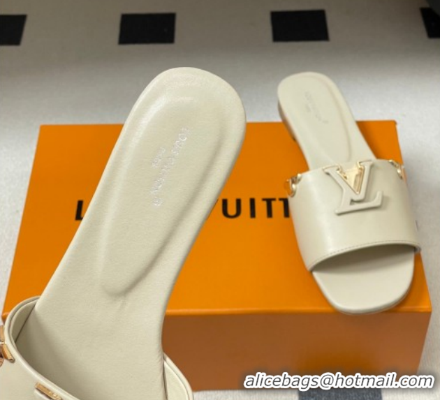 Low Cost Louis Vuitton LV Mare Flat Slides Sandal Grey 2026 1AITQM