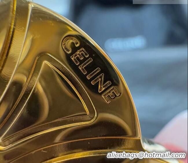 Discount Design Celine Triomphe Supple Calfskin Leather Belt 2.5cm 0911 Beige 2025