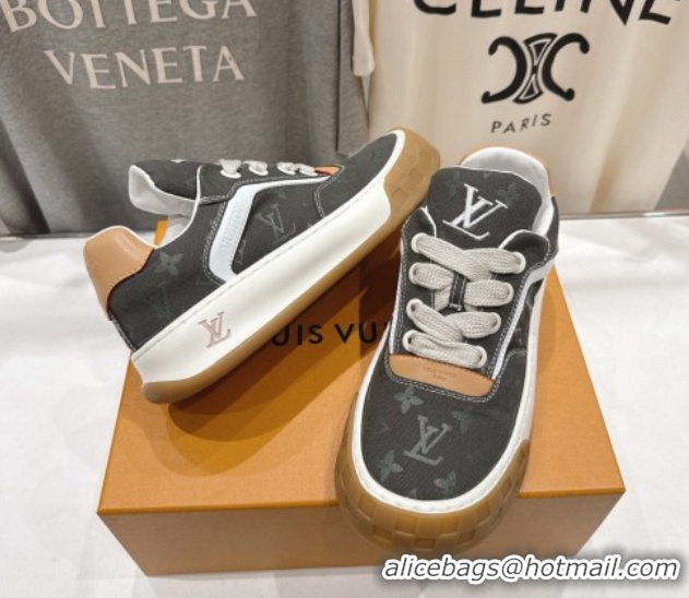 Good Product Louis Vuitton LV Tilted Sneakers in Monogram Canvas Grey 2026 1AJTJ9
