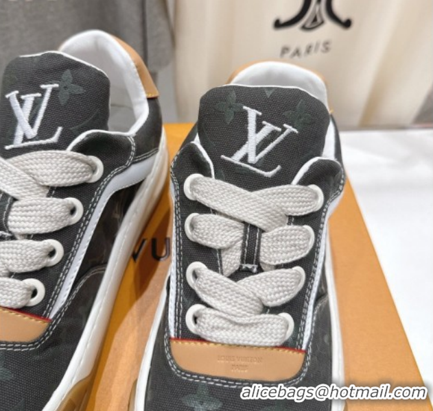 Good Product Louis Vuitton LV Tilted Sneakers in Monogram Canvas Grey 2026 1AJTJ9