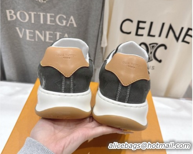 Good Product Louis Vuitton LV Tilted Sneakers in Monogram Canvas Grey 2026 1AJTJ9