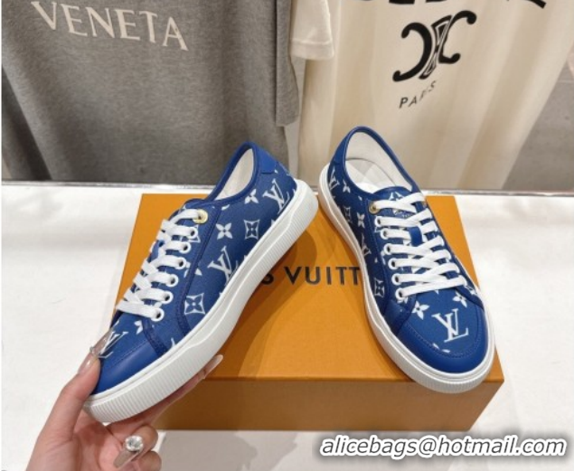 Cheap Price Louis Vuitton LV x TM LV Lagoon Sneakers in Monogram Canvas and Red Cherry Blue 2026 1AHKYU