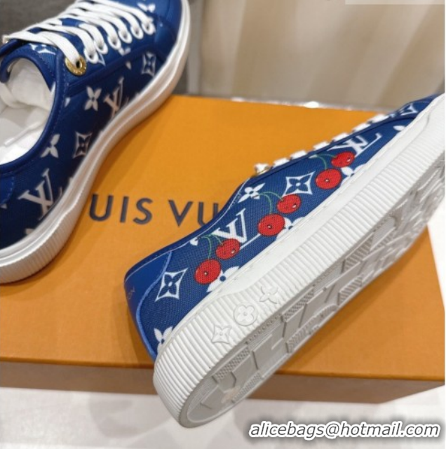 Cheap Price Louis Vuitton LV x TM LV Lagoon Sneakers in Monogram Canvas and Red Cherry Blue 2026 1AHKYU