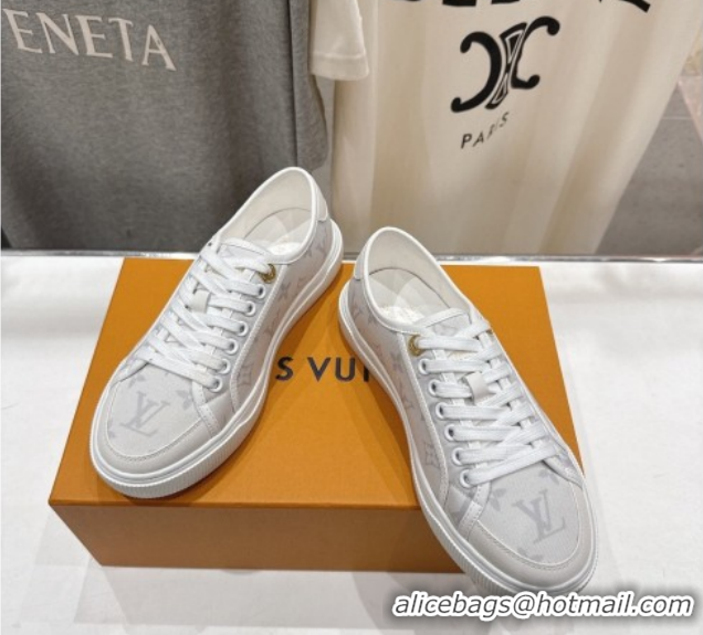 Most Popular Louis Vuitton LV x TM LV Lagoon Sneakers in Monogram Canvas and Red Cherry White 2026 1AHKYU