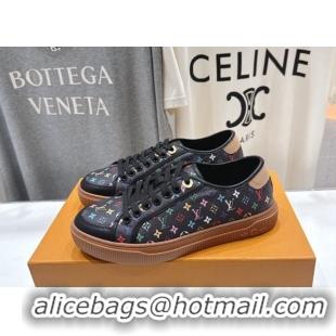 Luxury Louis Vuitton LV x TM LV Lagoon Sneakers in Monogram Multicolore Canvas Black 2026 1AJKBL