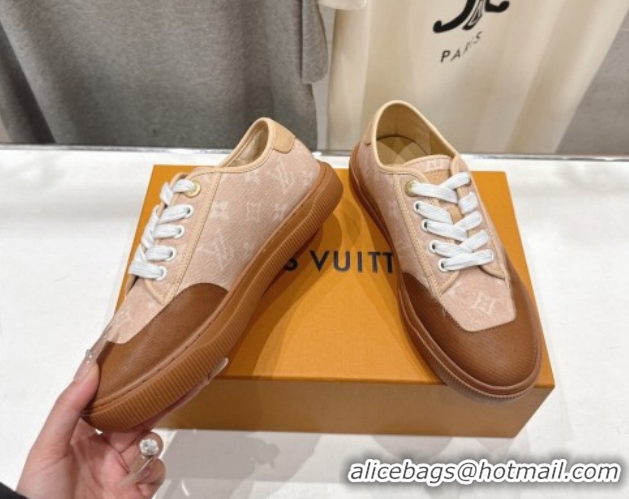 Best Grade Louis Vuitton LV x TM LV Lagoon Sneakers in Monogram Canvas Beige/Brown 2026 1AIFAV