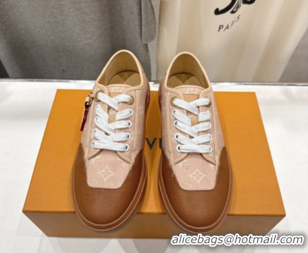 Best Grade Louis Vuitton LV x TM LV Lagoon Sneakers in Monogram Canvas Beige/Brown 2026 1AIFAV