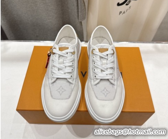 Luxury Cheap Louis Vuitton LV x TM LV Lagoon Sneakers in Monogram Canvas White 2026 1AIFAV