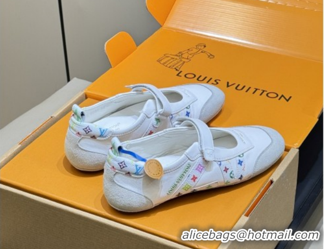 Pretty Style Louis Vuitton LV Sneakerina Mary Jane 1AJPFA White 2026