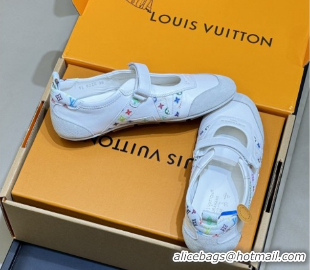 Pretty Style Louis Vuitton LV Sneakerina Mary Jane 1AJPFA White 2026