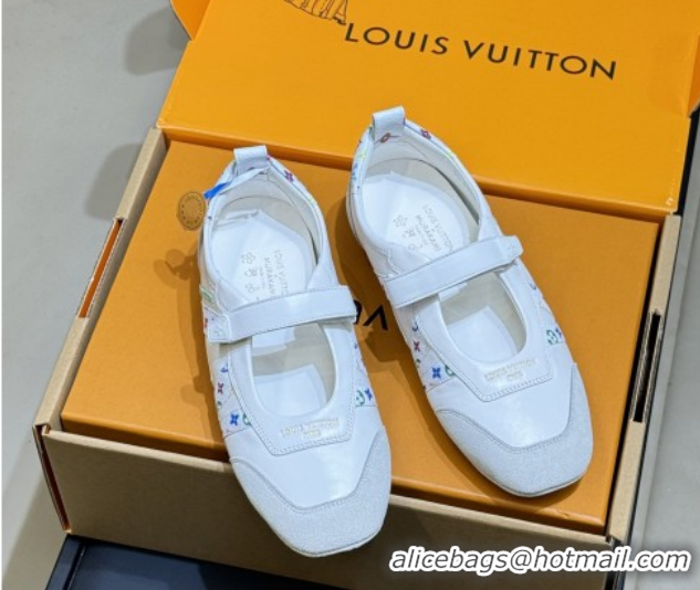 Pretty Style Louis Vuitton LV Sneakerina Mary Jane 1AJPFA White 2026